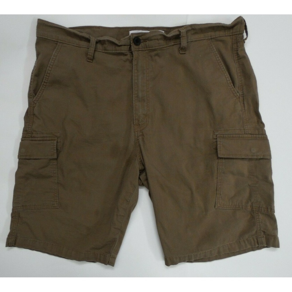 Levi's Signature Flat‎ Front Cargo Shorts Men's Brown Tan Size 40